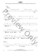 ABC Guitar and Fretted sheet music cover